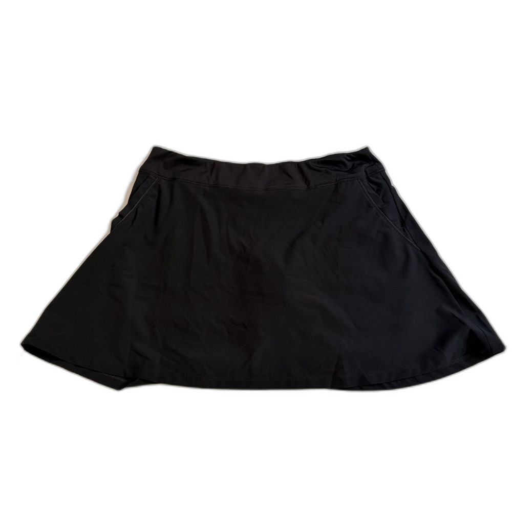 Under Armour Skort Women’s Large Black HeatGear Athletic Skirt Shorts